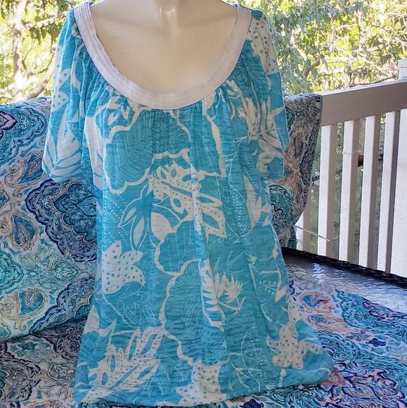 Laura Scott Tops - XL Laura Scott Tropical Top